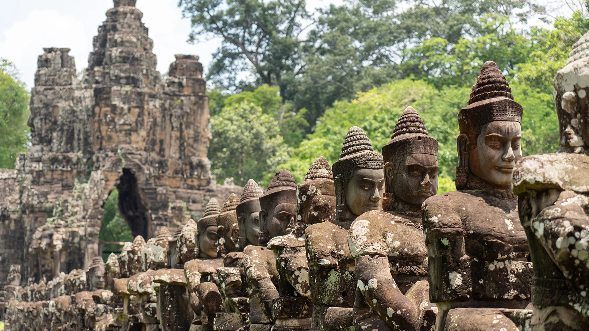Angkor Thom South Gate Siem Reap Cambodia
