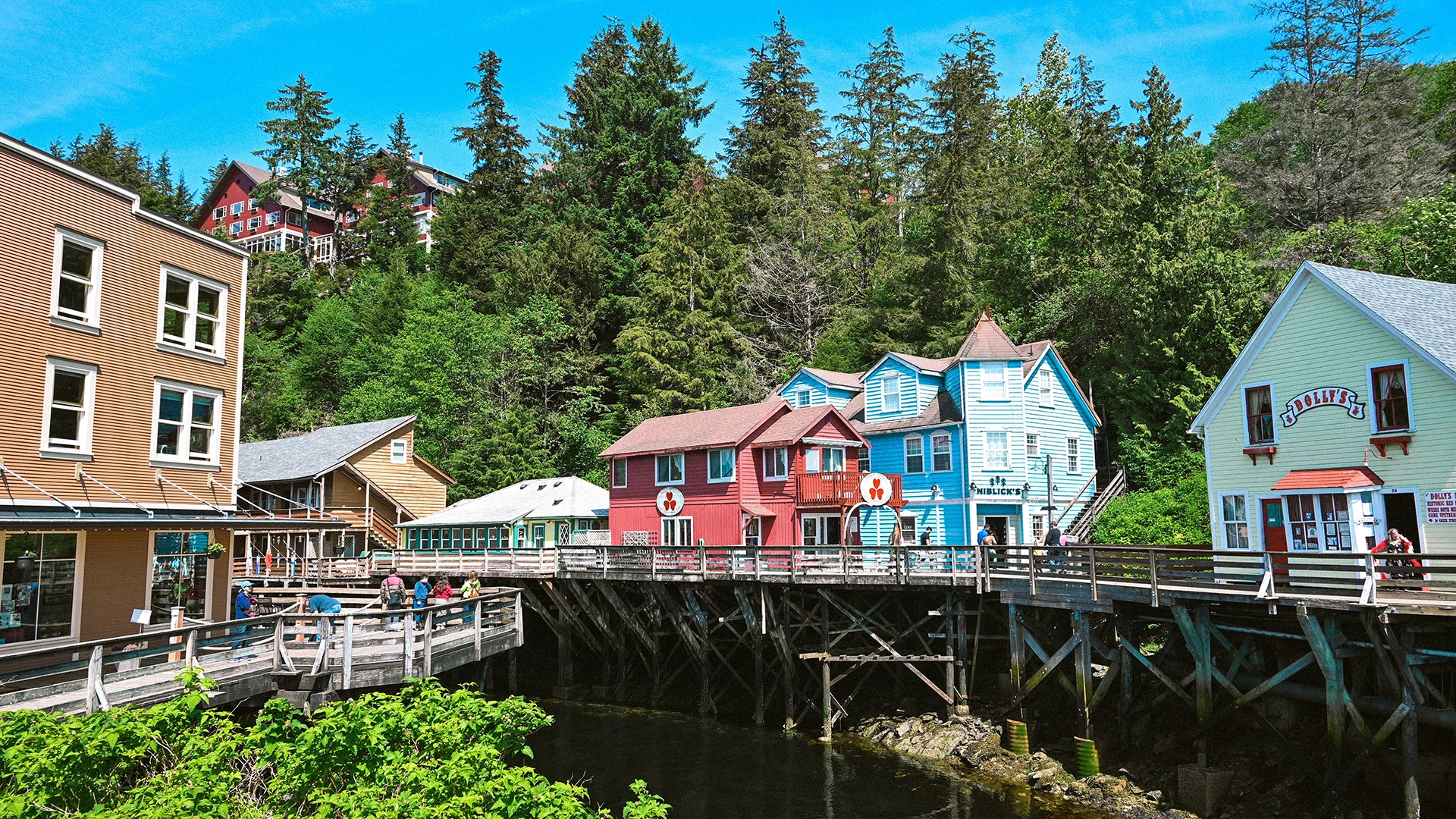 Creek Street Houses Ketchikan Alaska