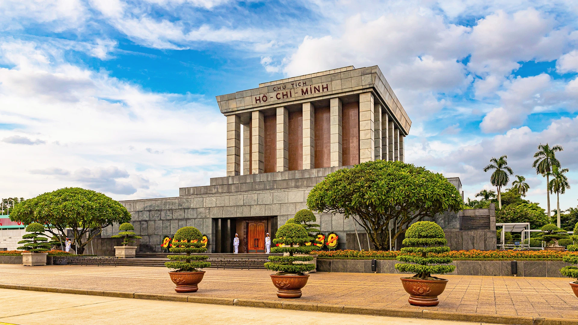 Ho Chi Minh Mausoleum Hanoi Vietnam