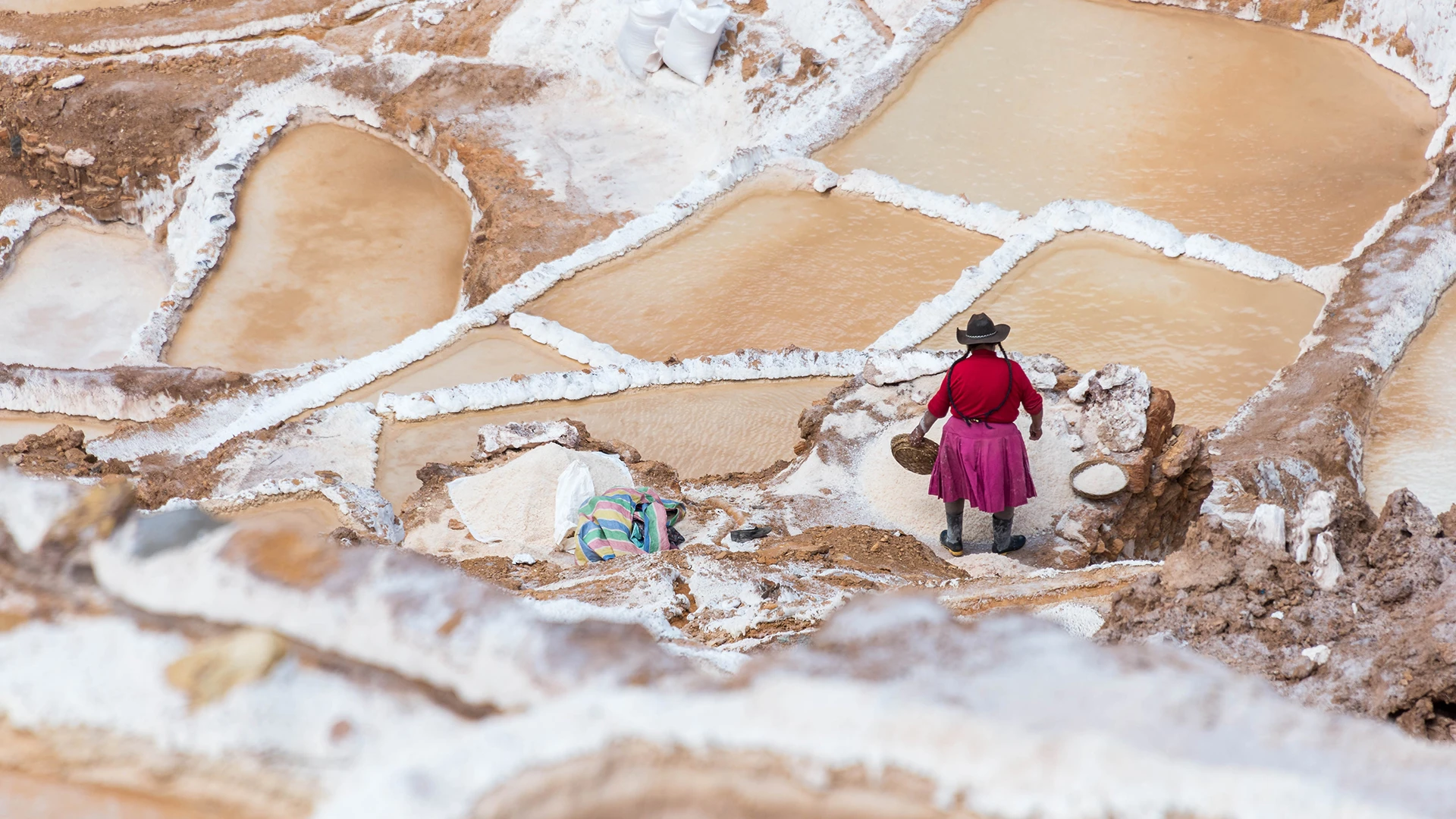 Salt Field Urubamba Peru