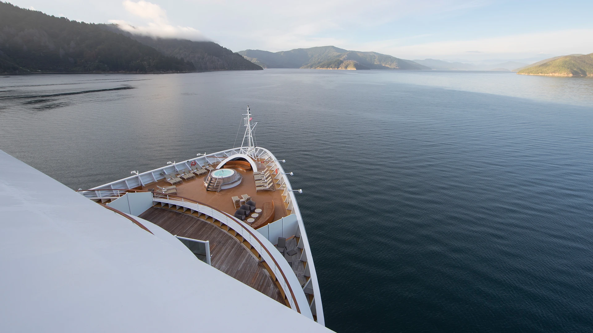 Seabourn Encore Ship At Sea