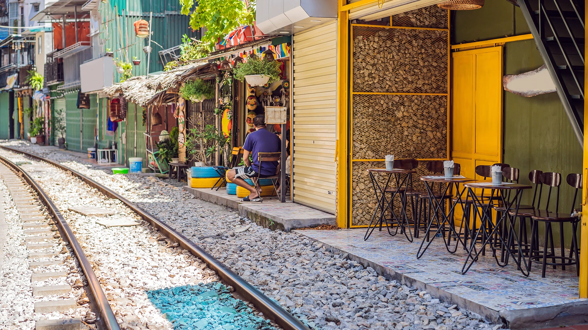 Train Street Hanoi Vietnam