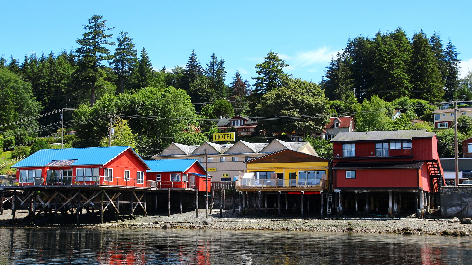 Waterfront Alert Bay British Columbia Canada