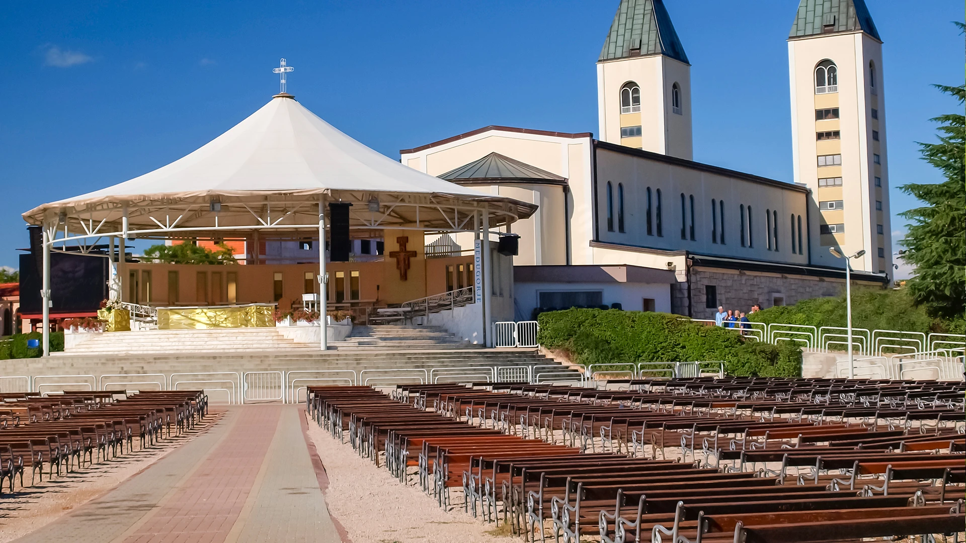Church of St Jacob in Medjugorje Bosnia