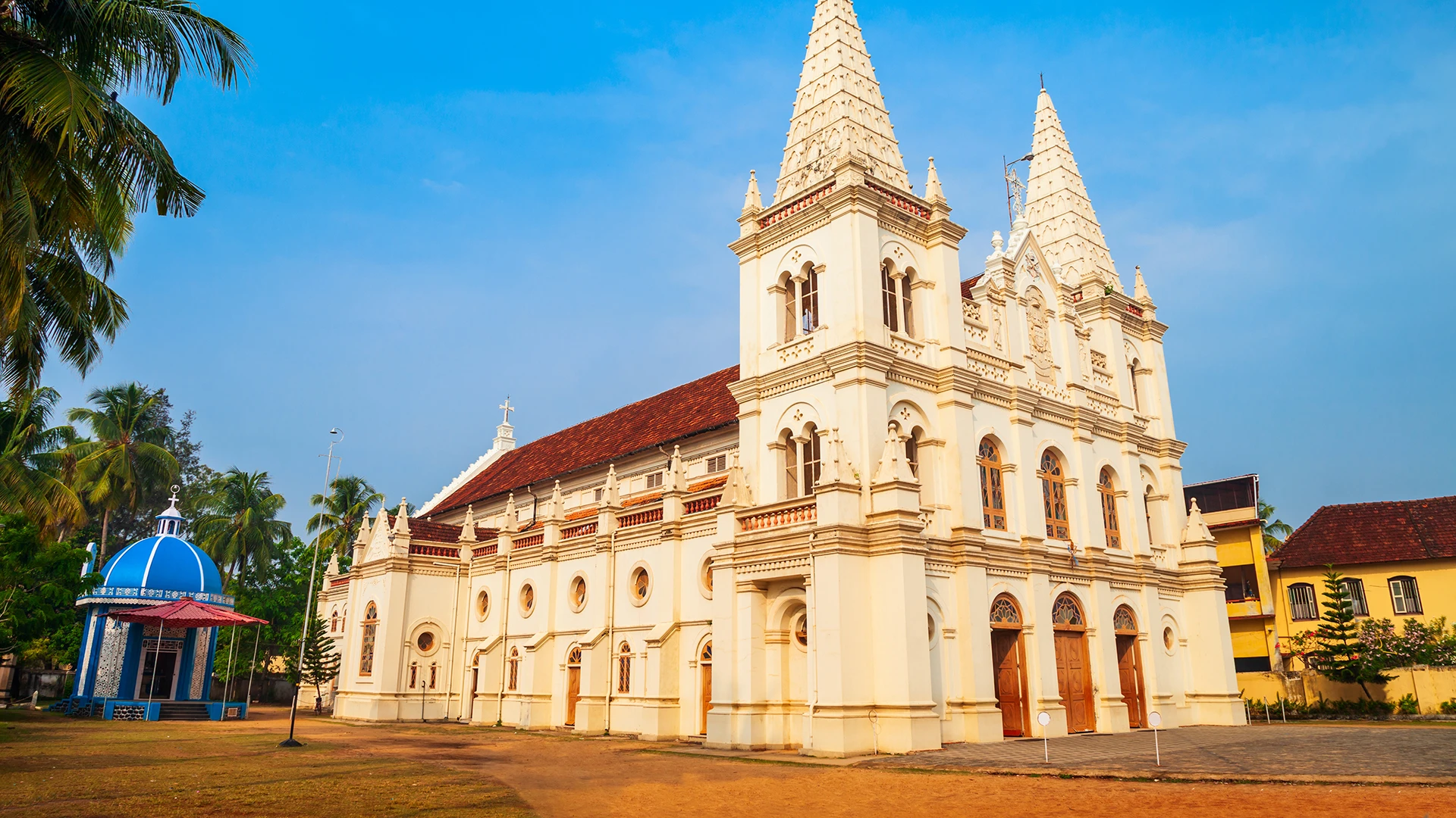 Cochin church located in Fort Kochi in Cochin, India