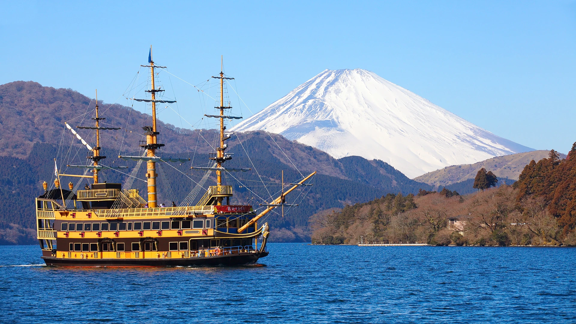 Lake Ashi Mount Fuji Hakone Japan
