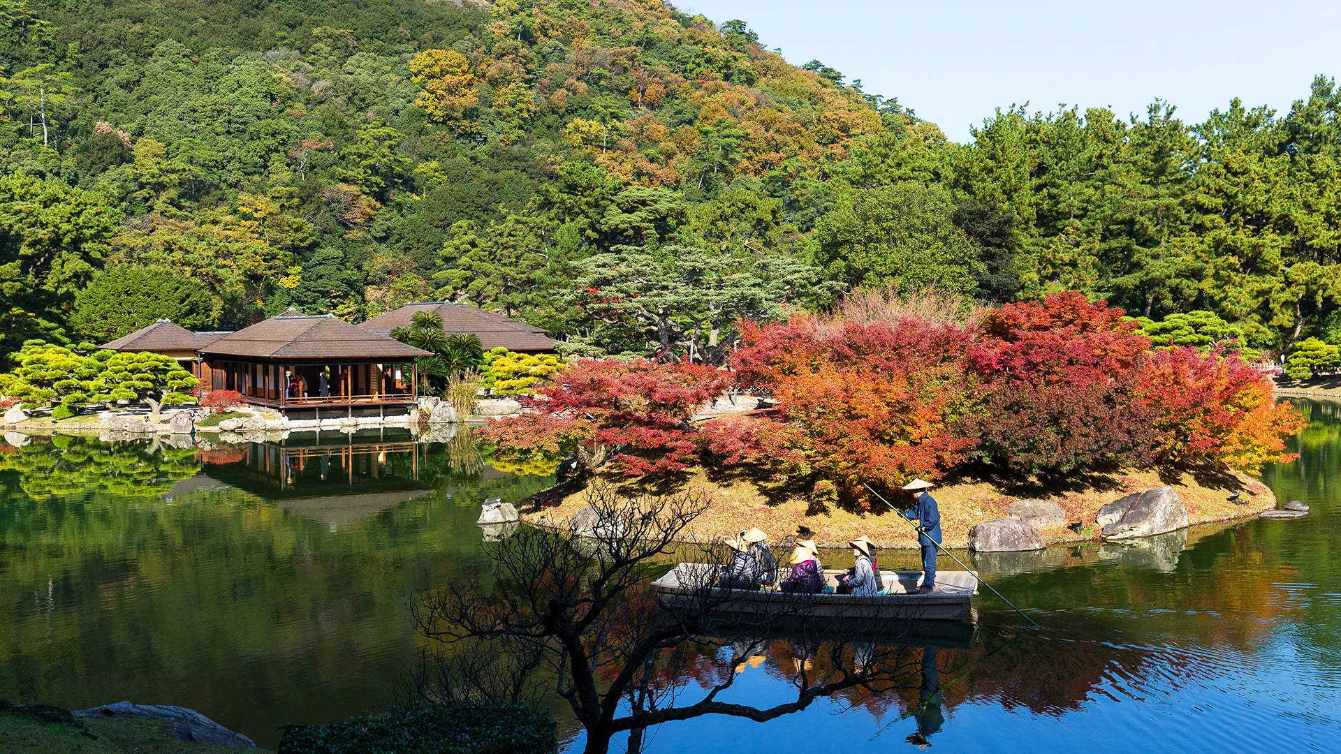 Ritsurin Garden Takamatsu Shikoku Japan