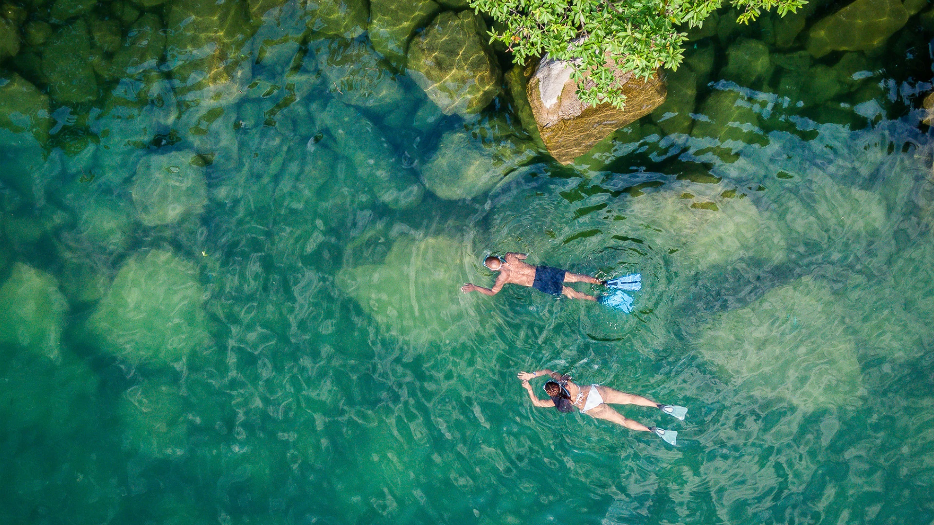 Snorkelling Lake Malawi