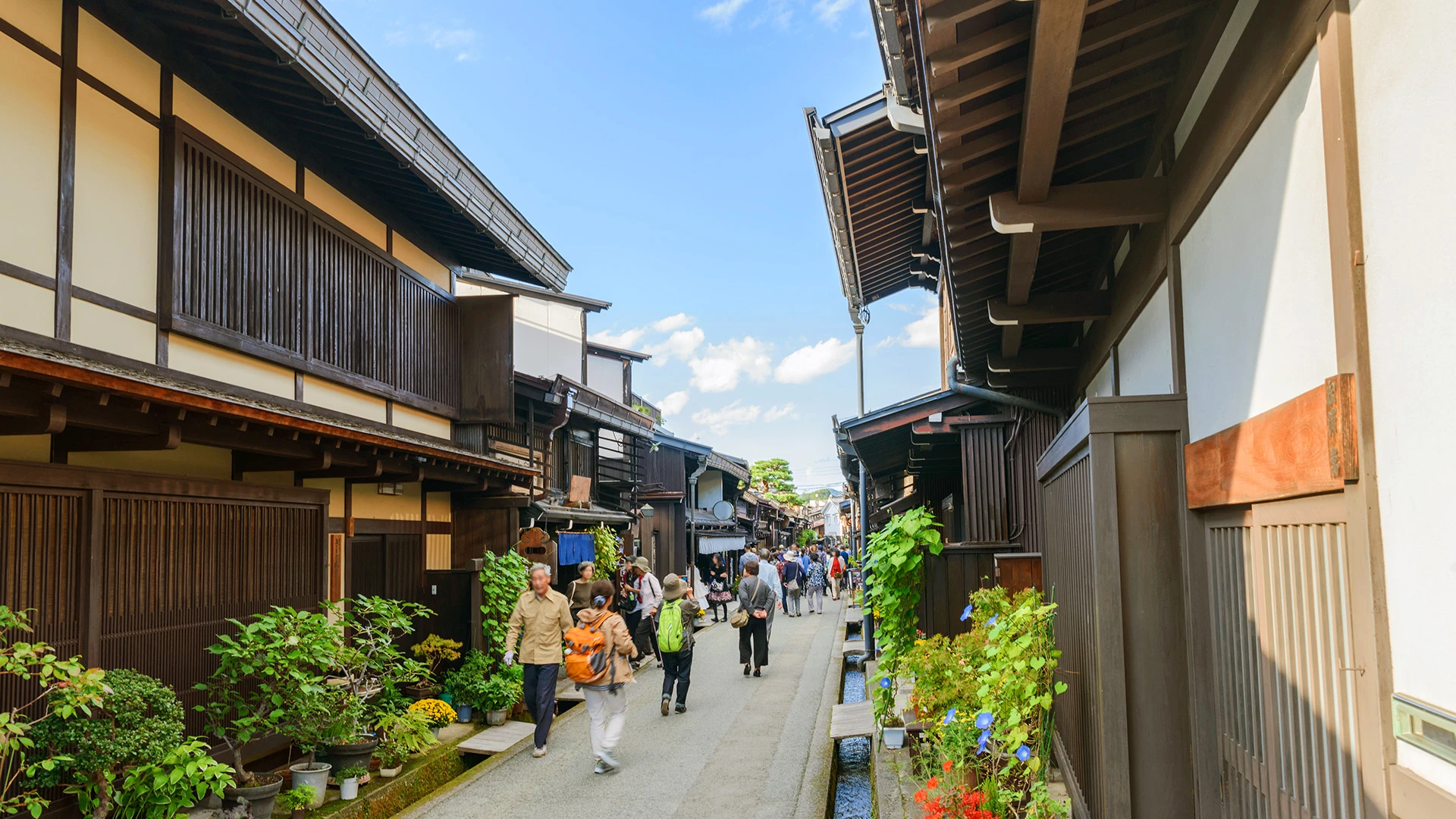 Traditional Cityscape Takayama Japan