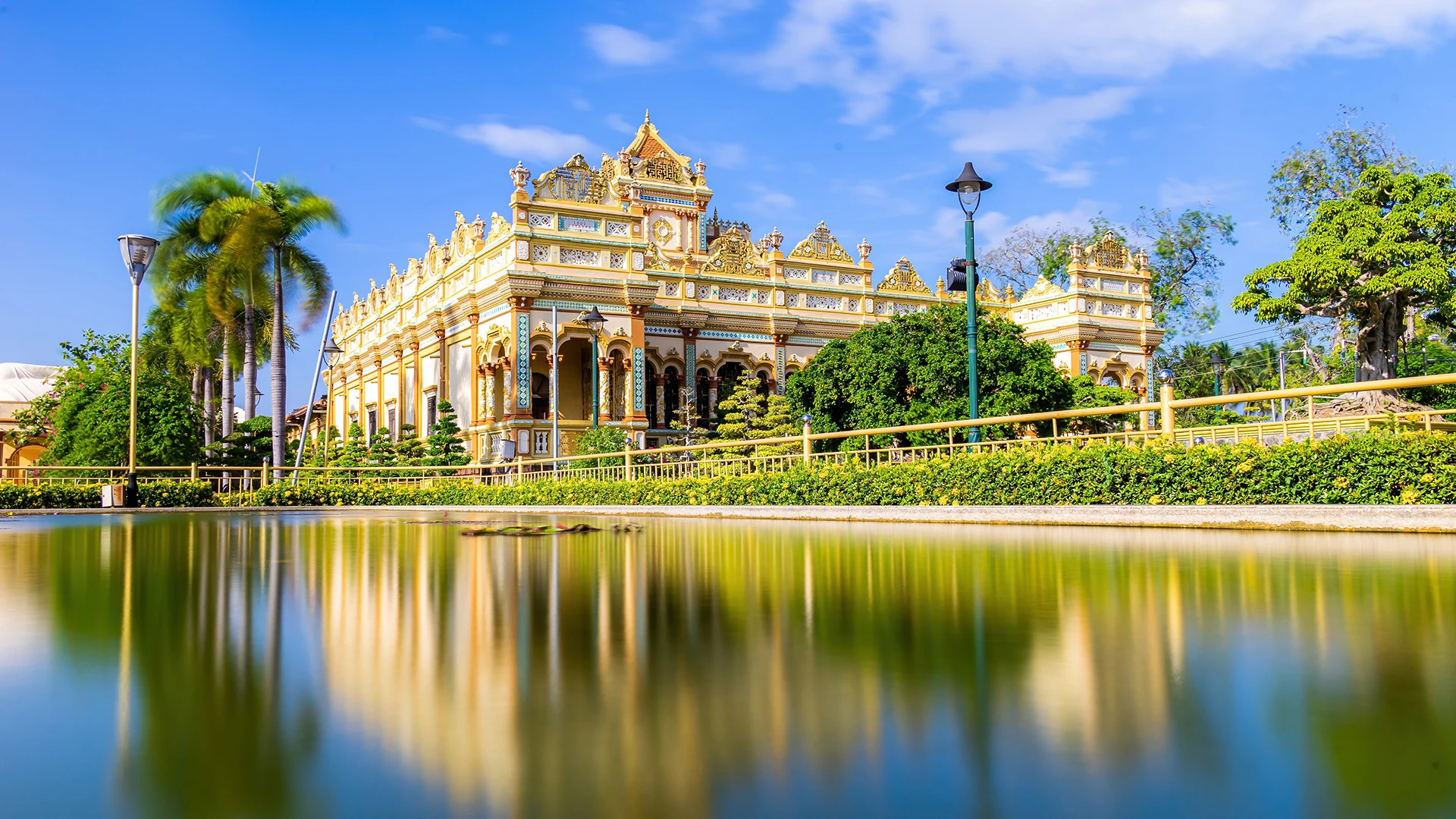 Vinh Trang Pagoda in My Tho city
