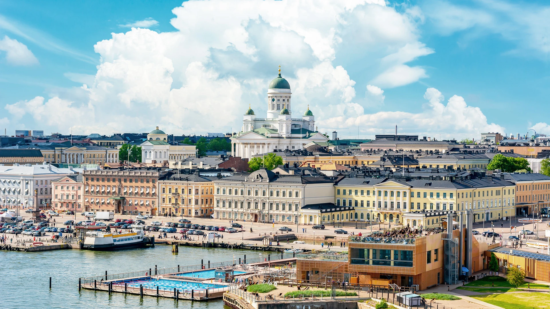 Cityscape Helsinki Finland