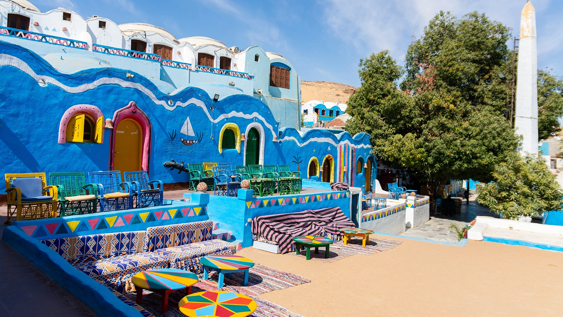 Colorful Nubian Houses, Egypt