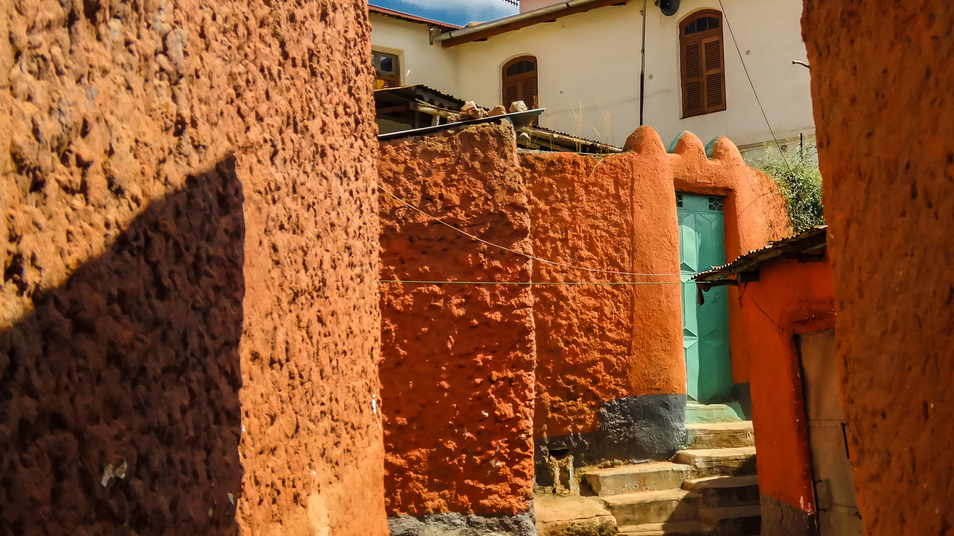 Coloured Streets Harar Jugol Ethiopia