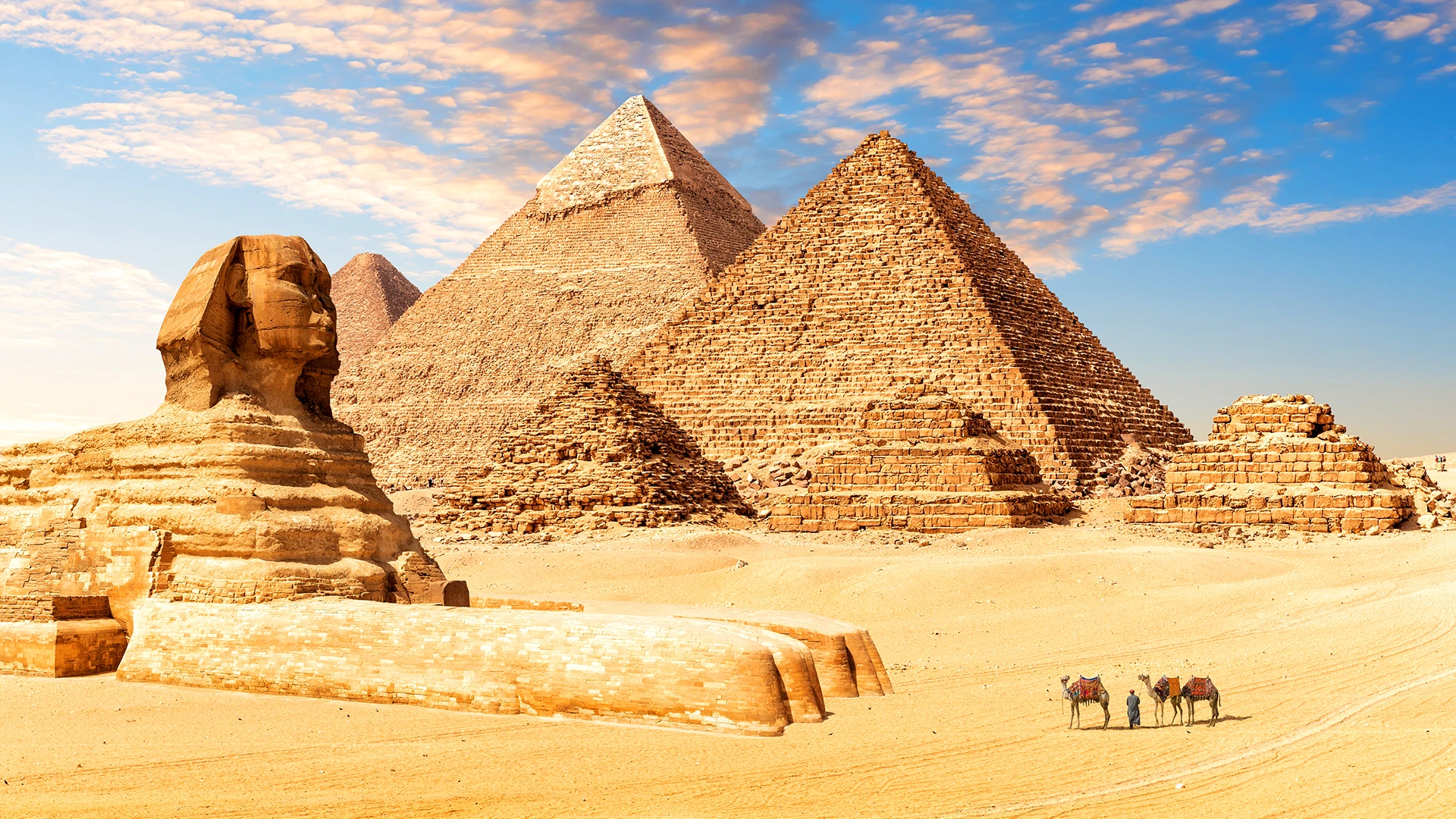 Sphinx, Pyramids of Giza, Egypt