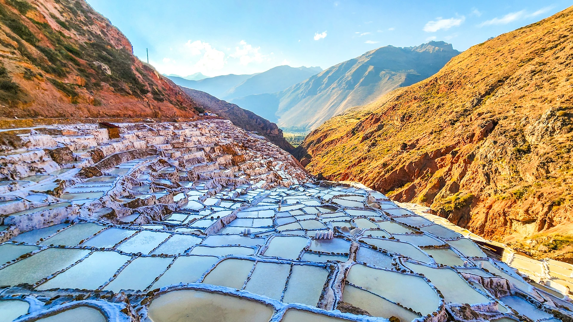 salt ponds, Maras, Sacred Valley, Peru
