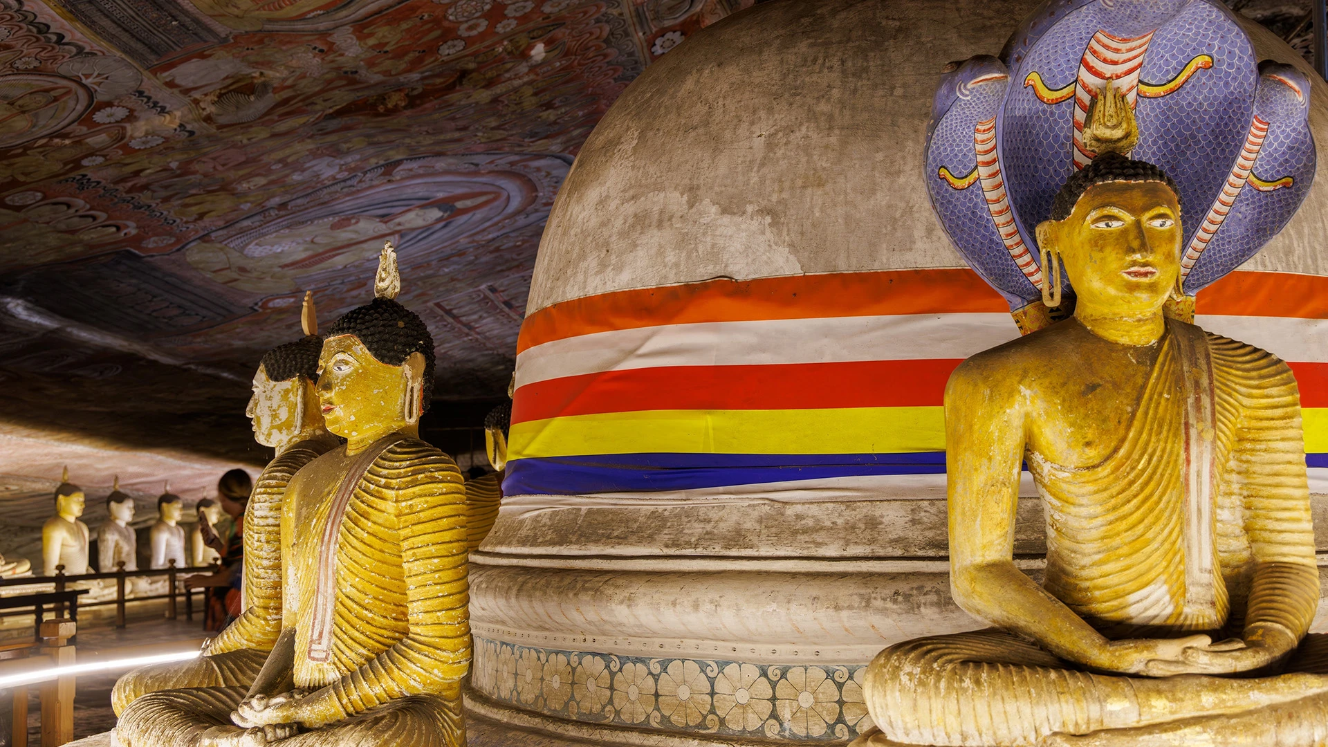 Dambulla Cave Temple Kandy Sri Lanka