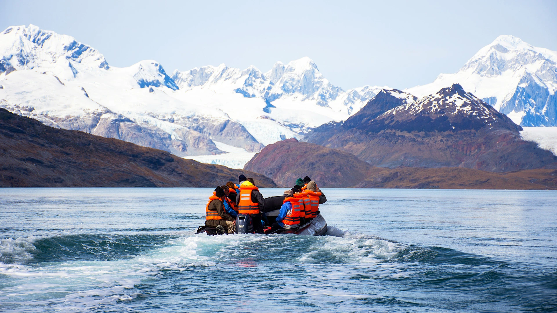 Darwin Mountain Range Zodiac Patagonia Australis