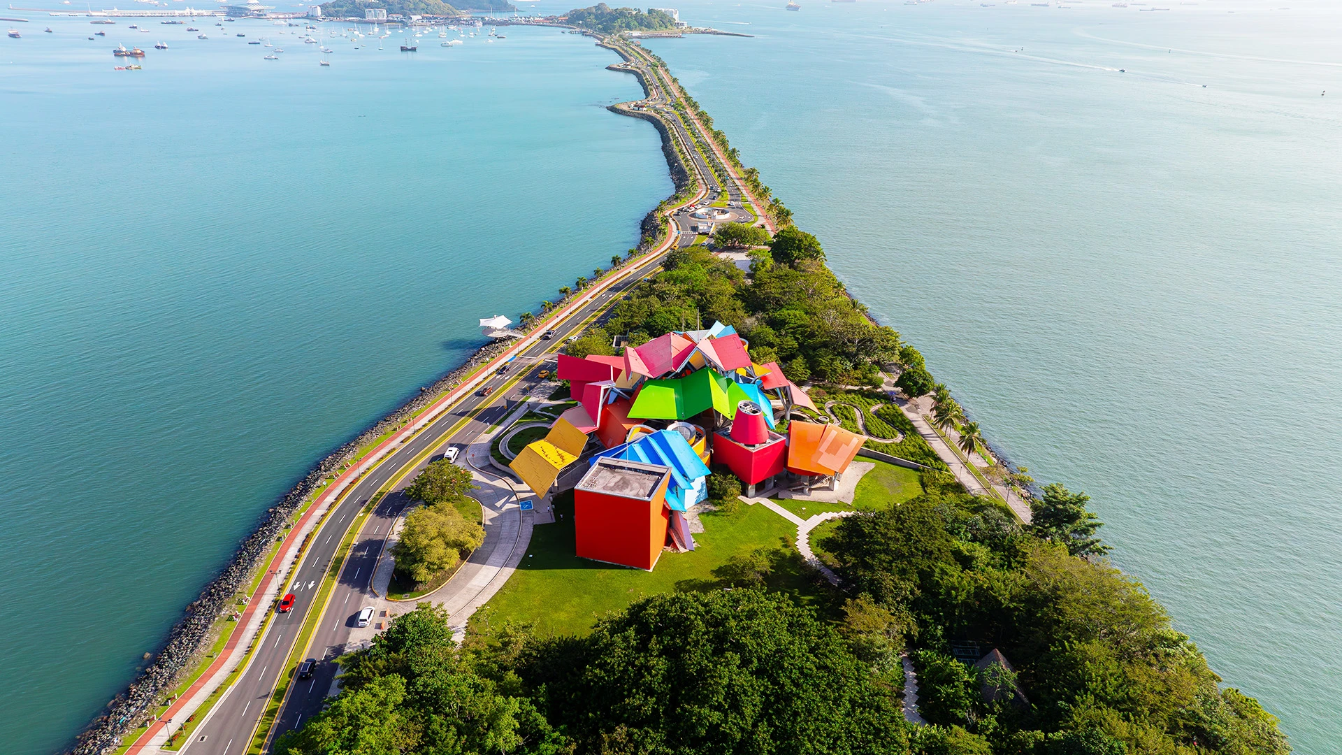 Biomuseo Amador Causeway Flamenco Island Panama