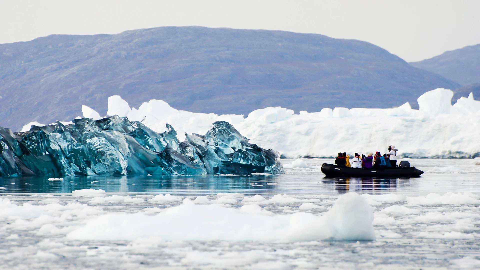 Black Ice Scoresby Sound East Greenland