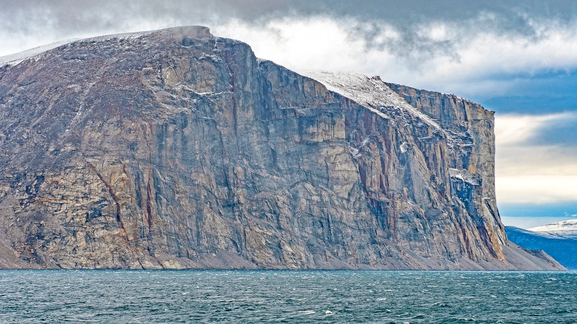 Dramatic Cliffs Sam Ford Fjord Baffin Island Nunavut