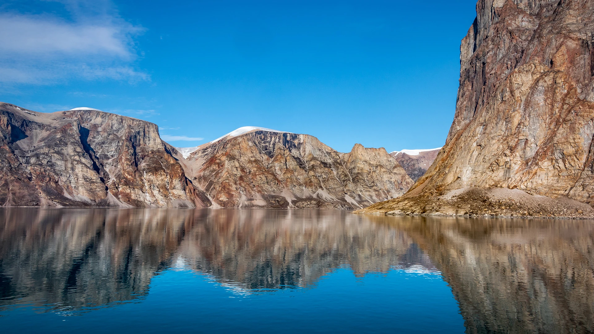Mountain Sam Ford Fjord Baffin Island Nunavut