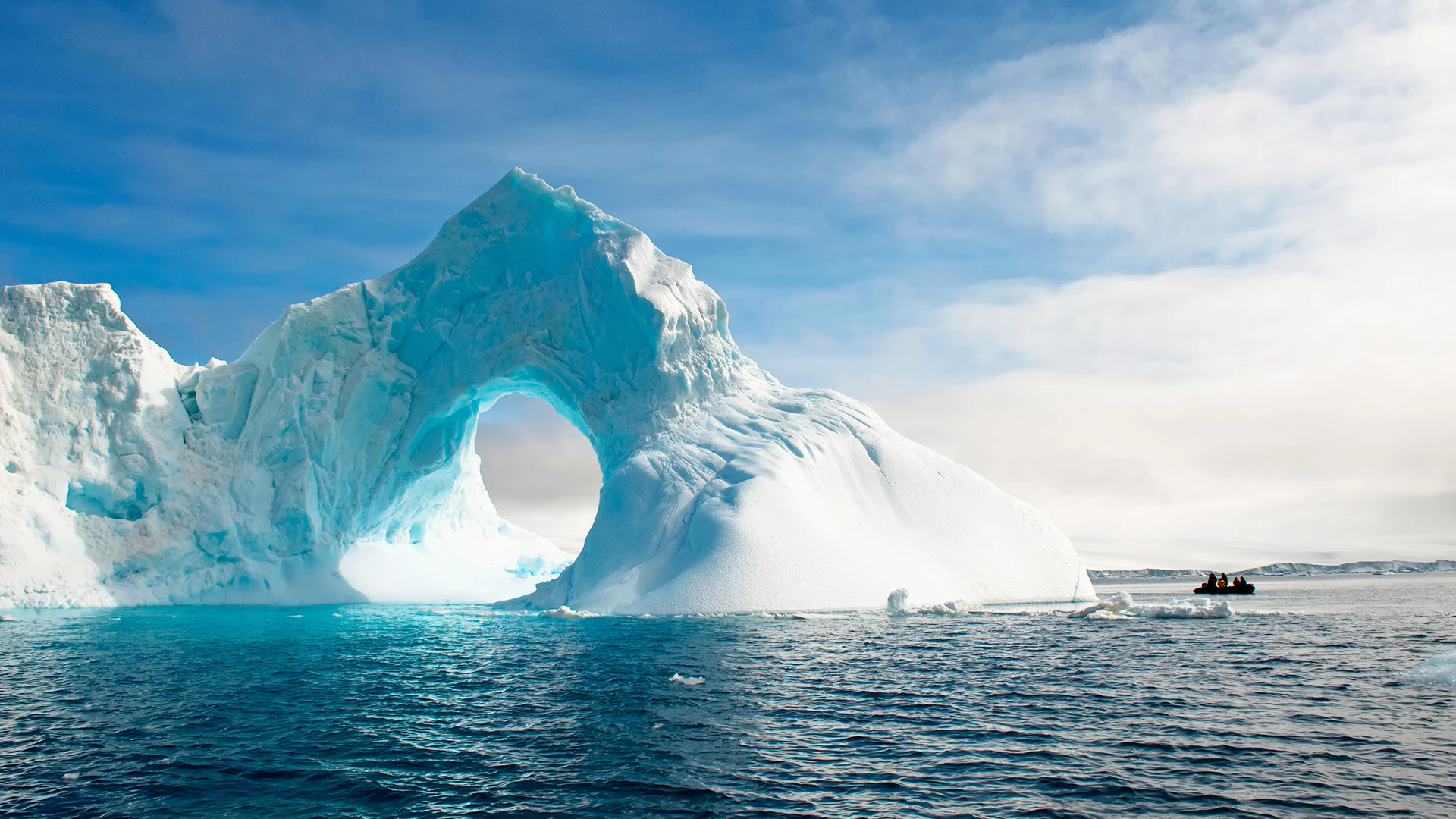Natural Arch Antarctic Sound Antarctic Peninsula