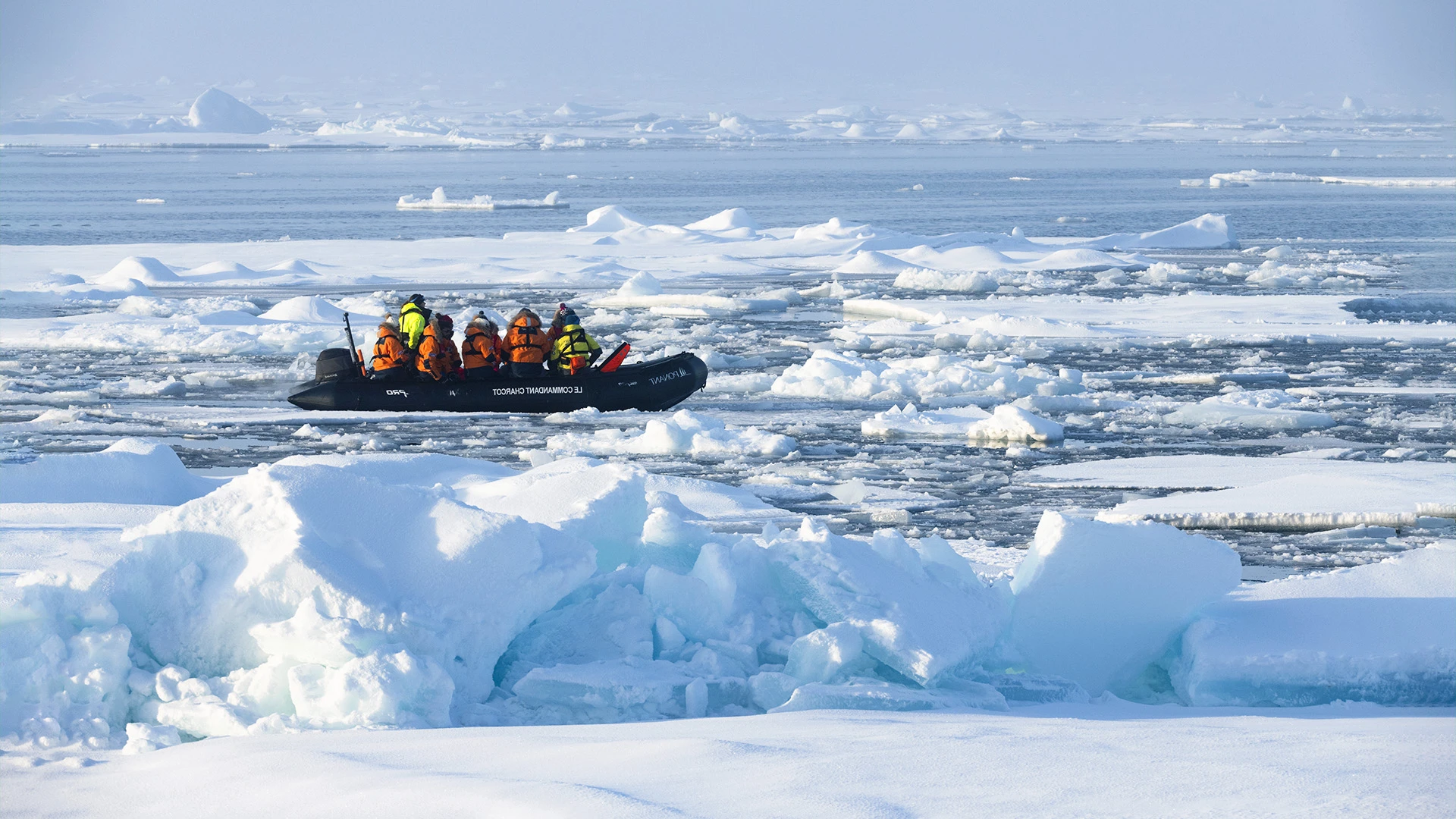 Ponant North Pole Zodiac