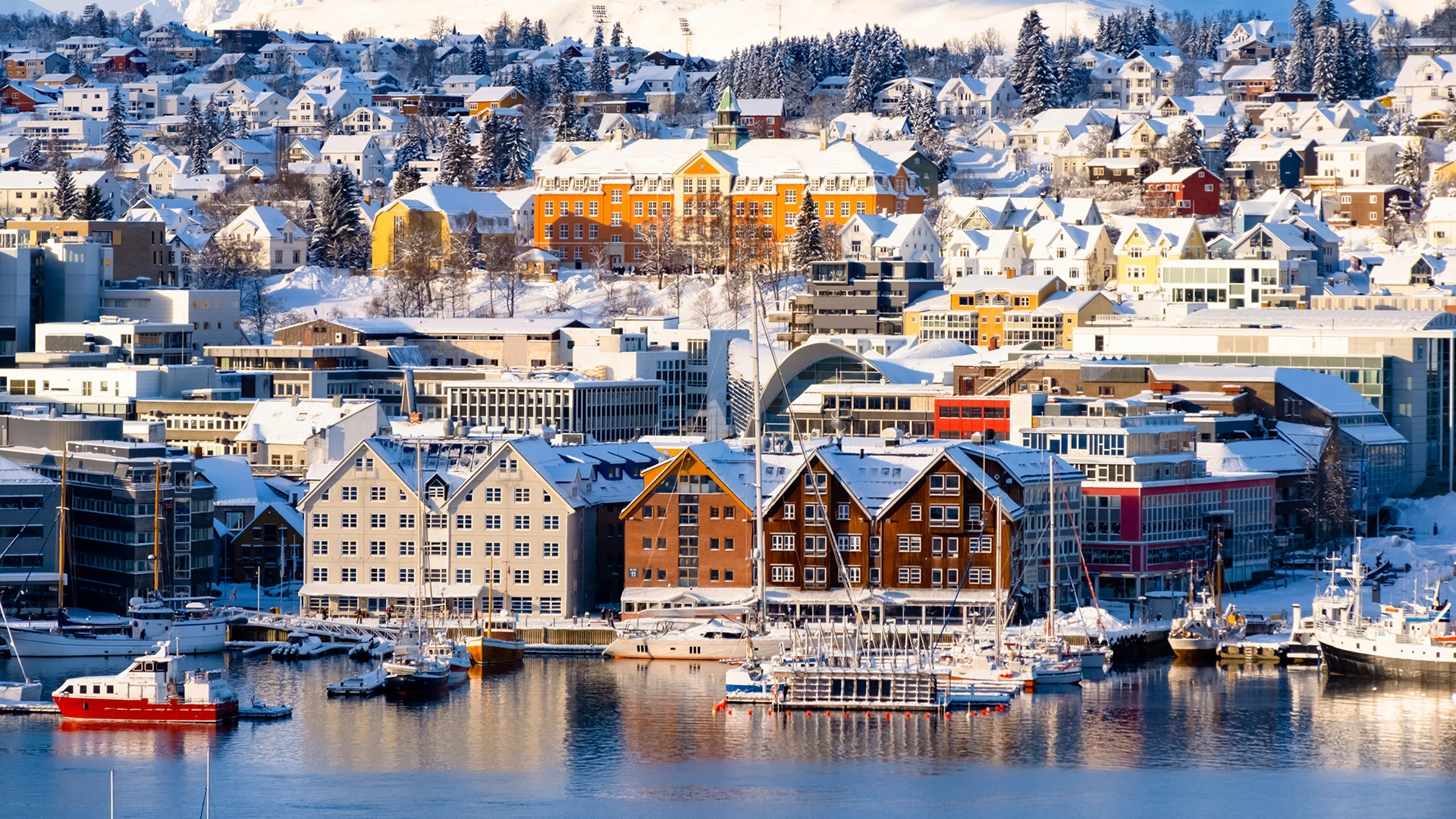 Tromso Harbor Norway