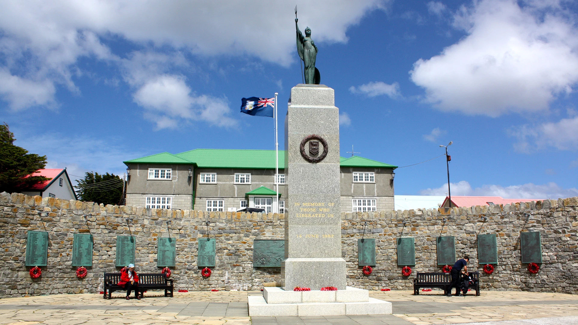 War Monument Falkland Islands
