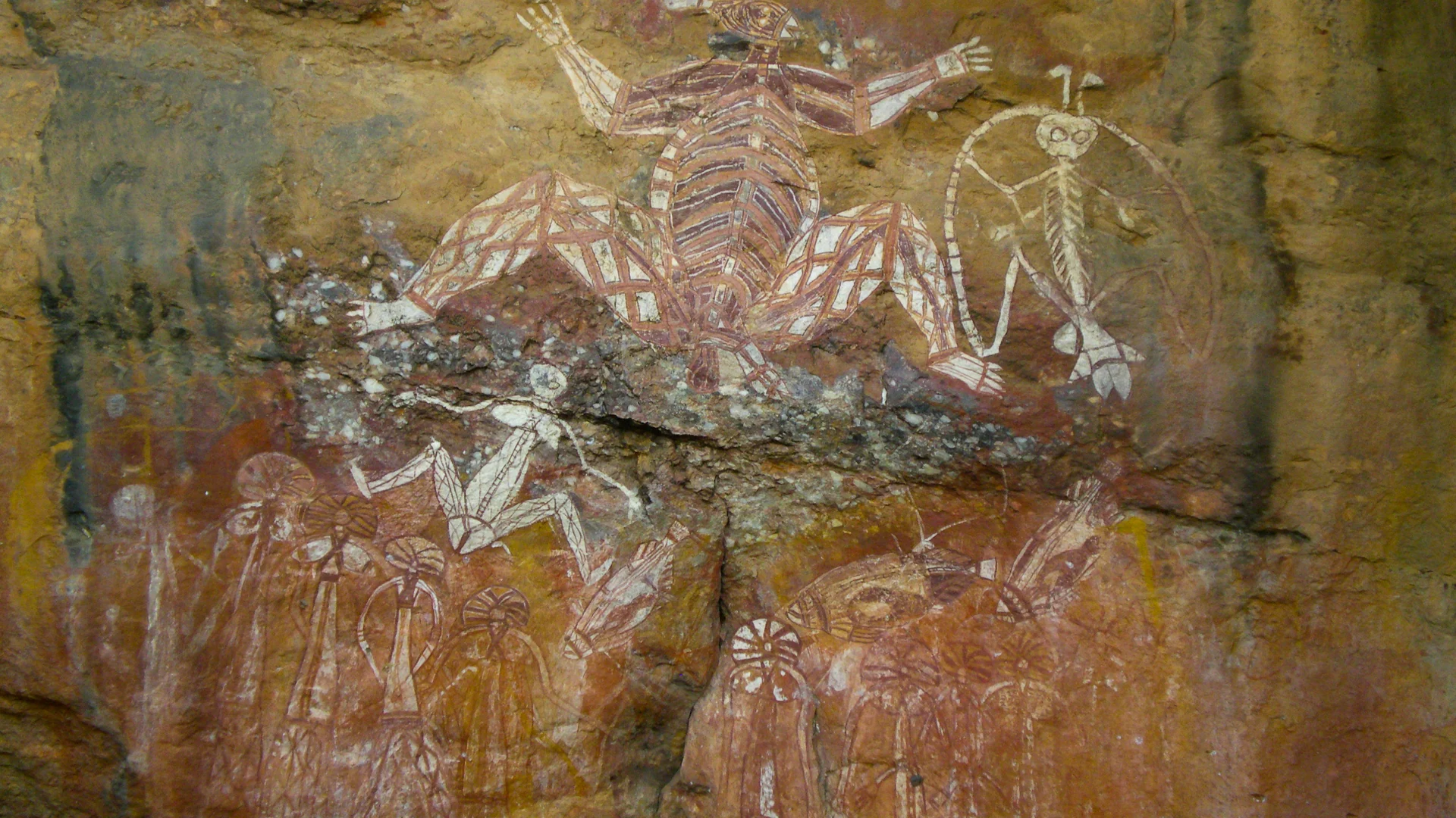 Aboriginal art panel