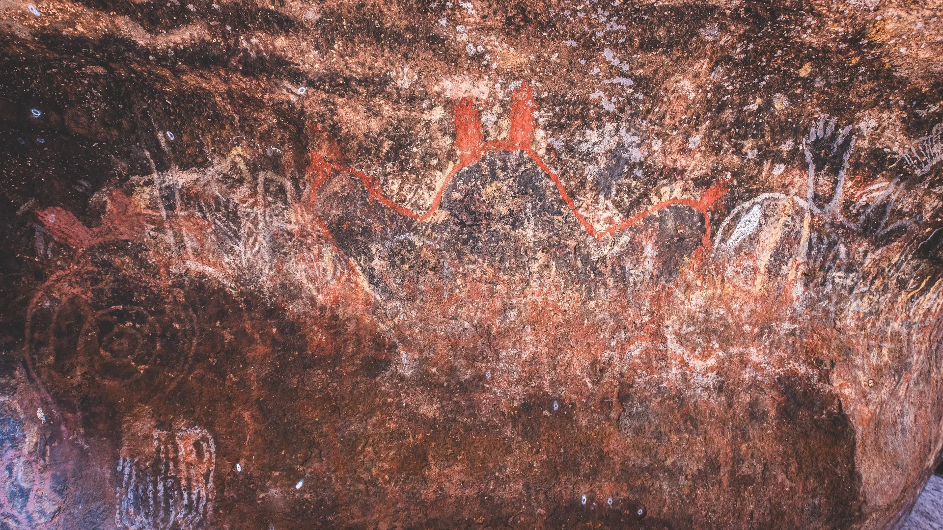 Kimberley Aboriginal rock art panel