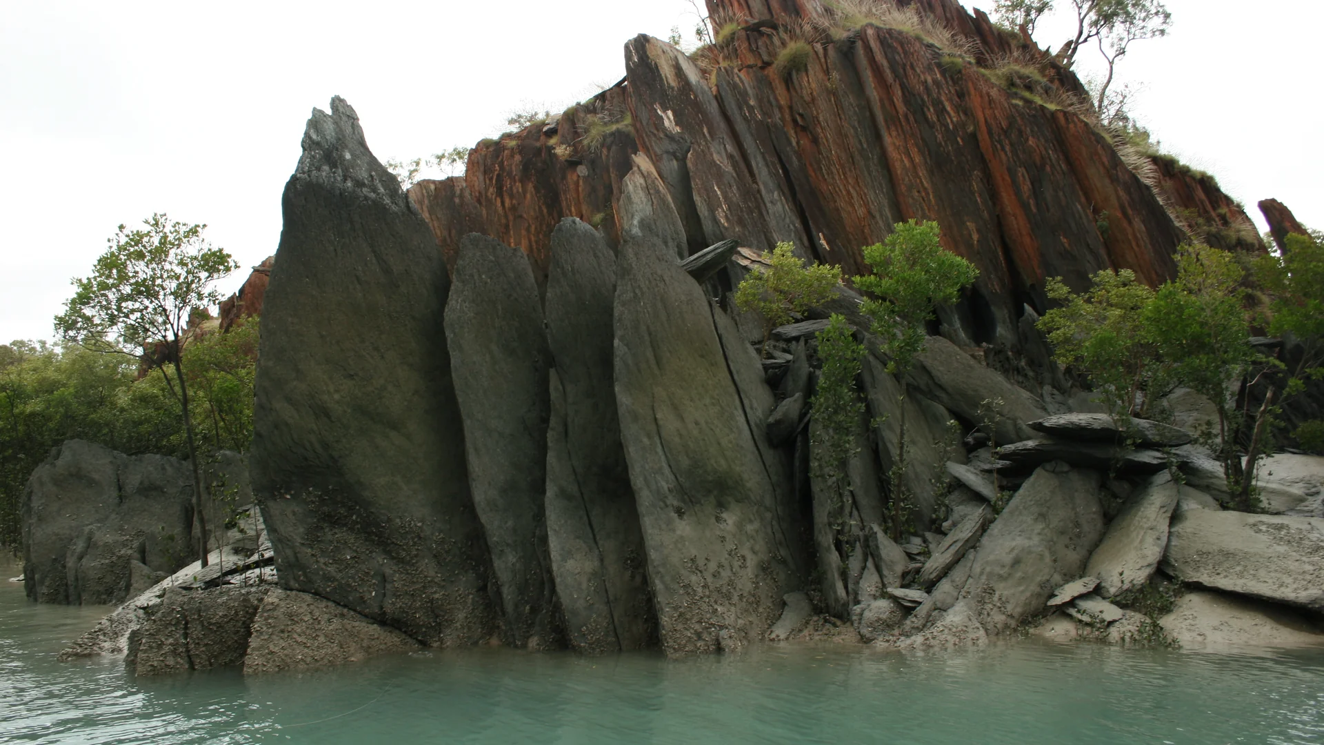 Kimberley coastal boulder headland