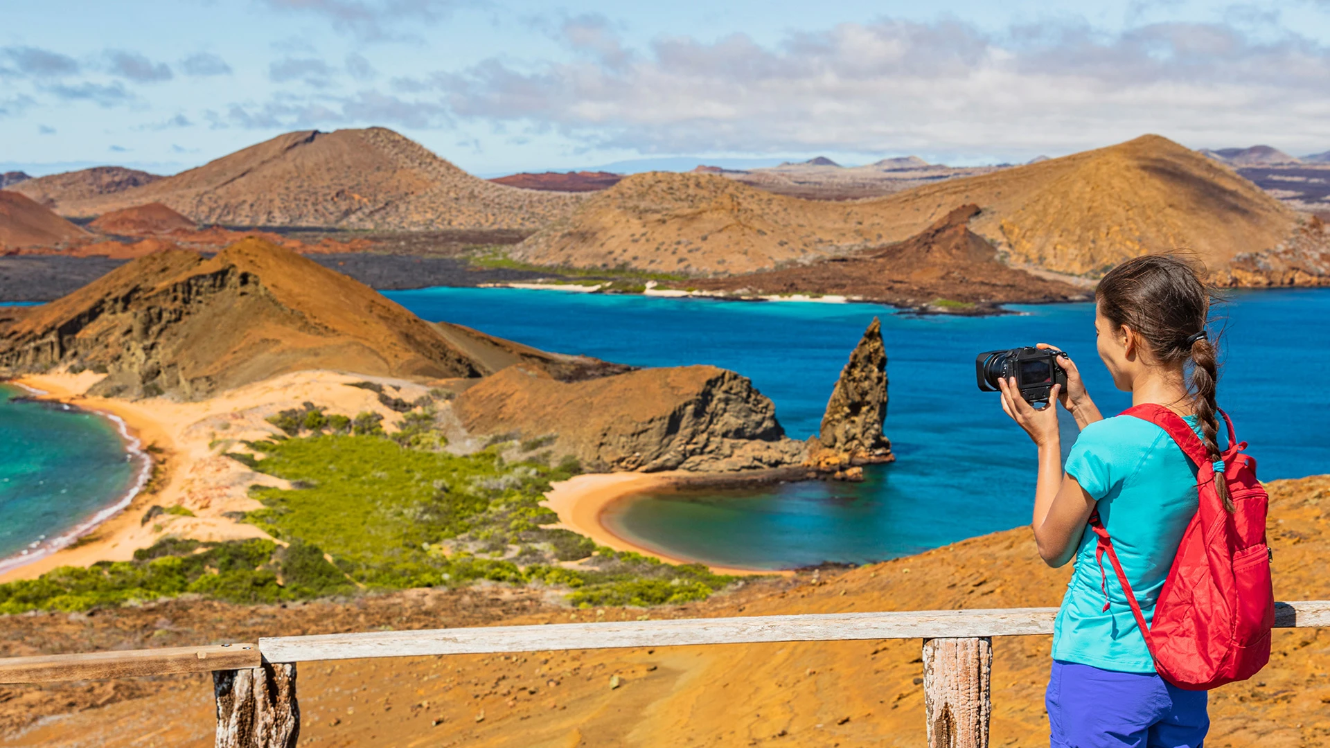Hiking Bartolome Island Galapagos Ecuador