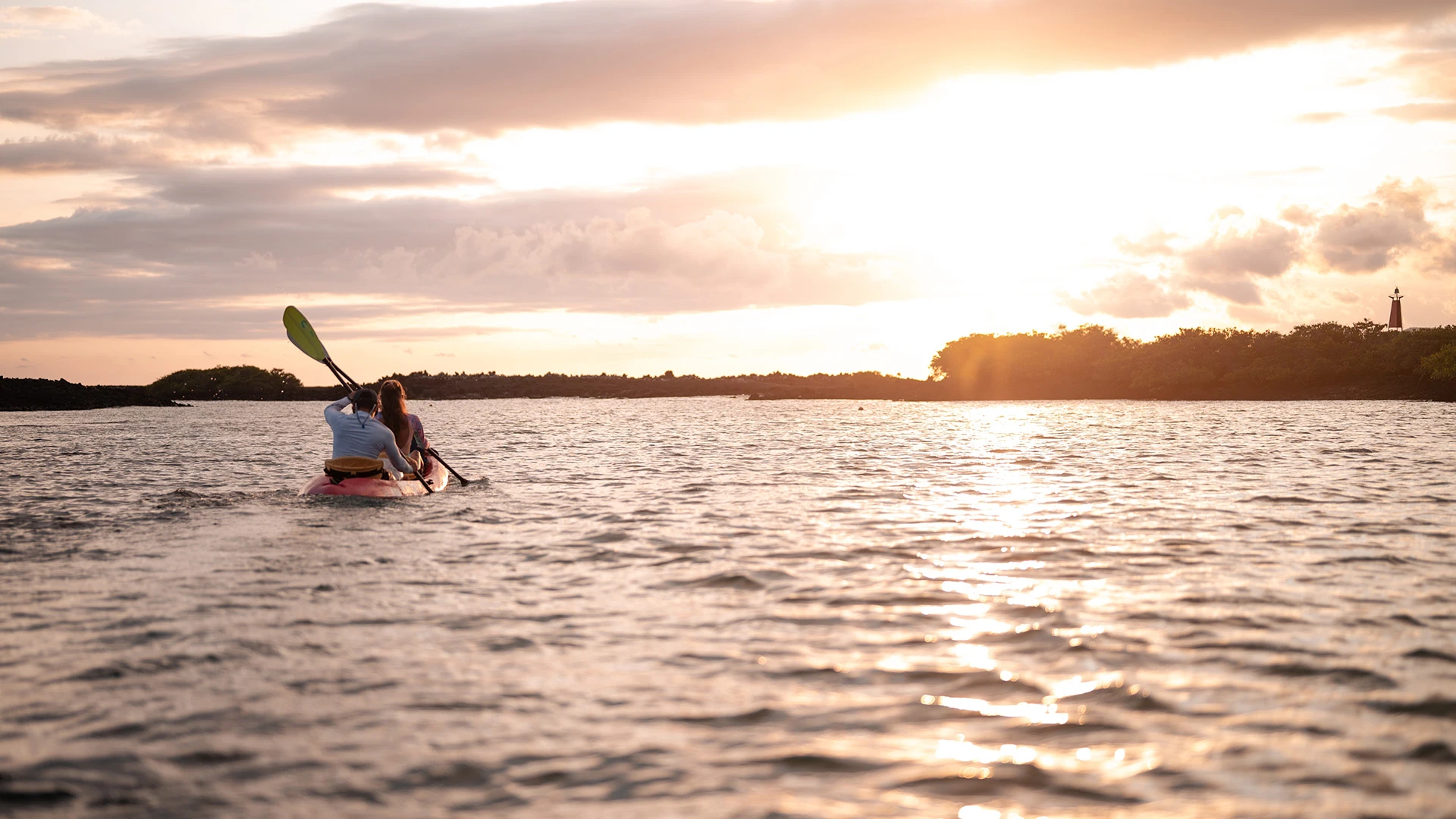 Kayaking Sunset Galapagos Ecuador