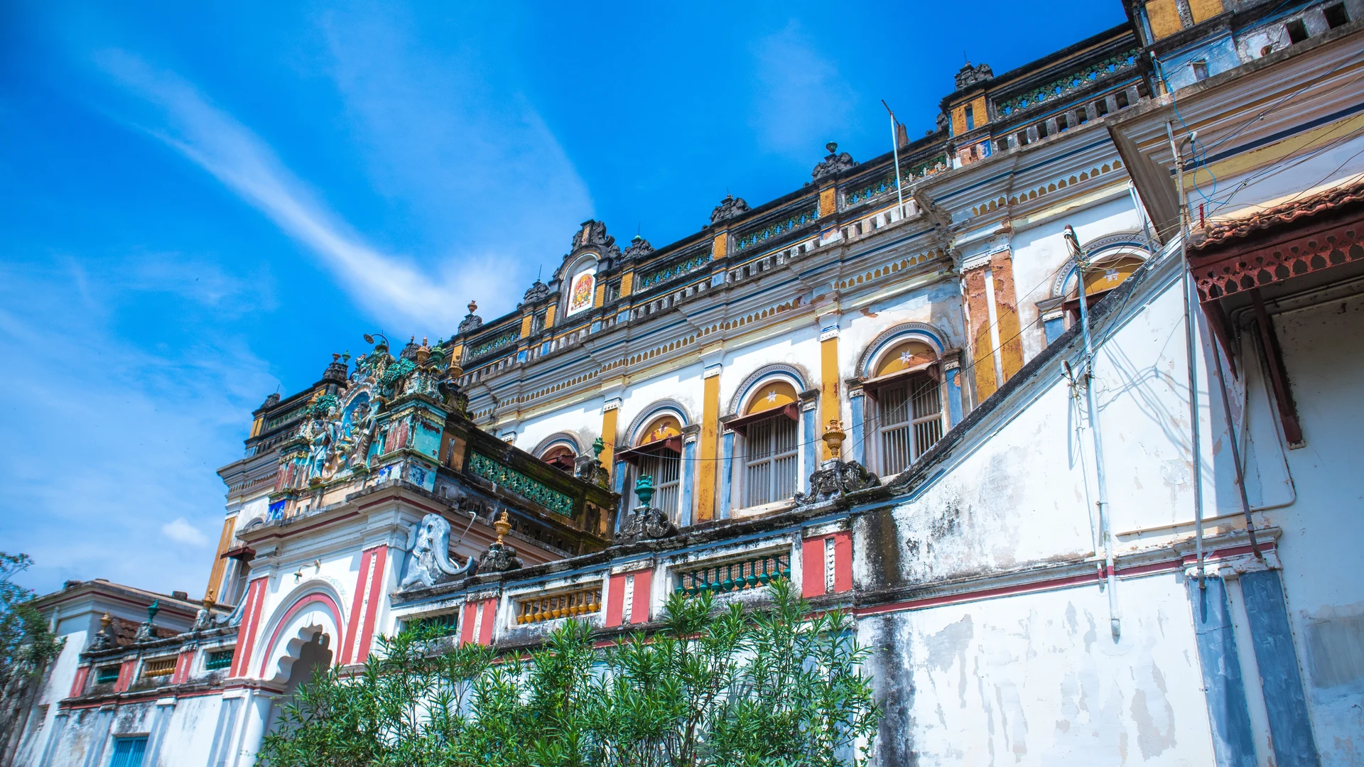 Heritage mansion in Chettinad, Tamil Nadu, India