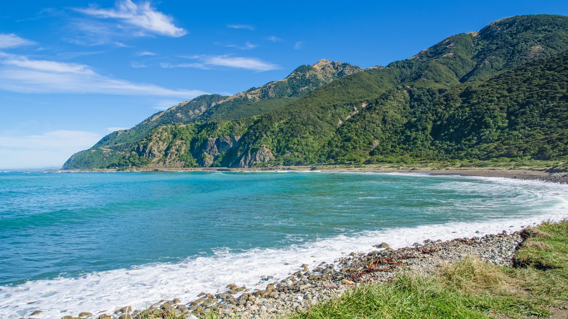 Kaikoura coast where mountains meet the sea