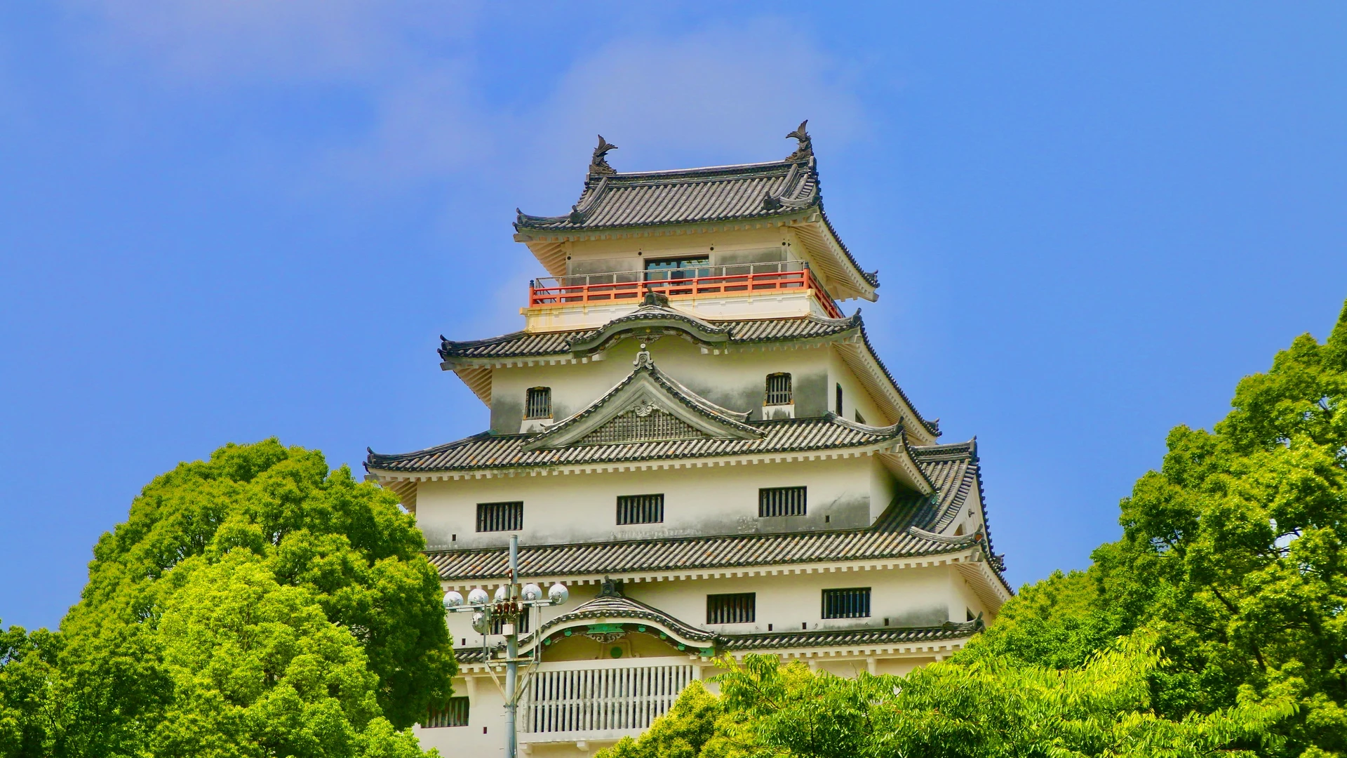 Karatsu Castle keep, Kyushu