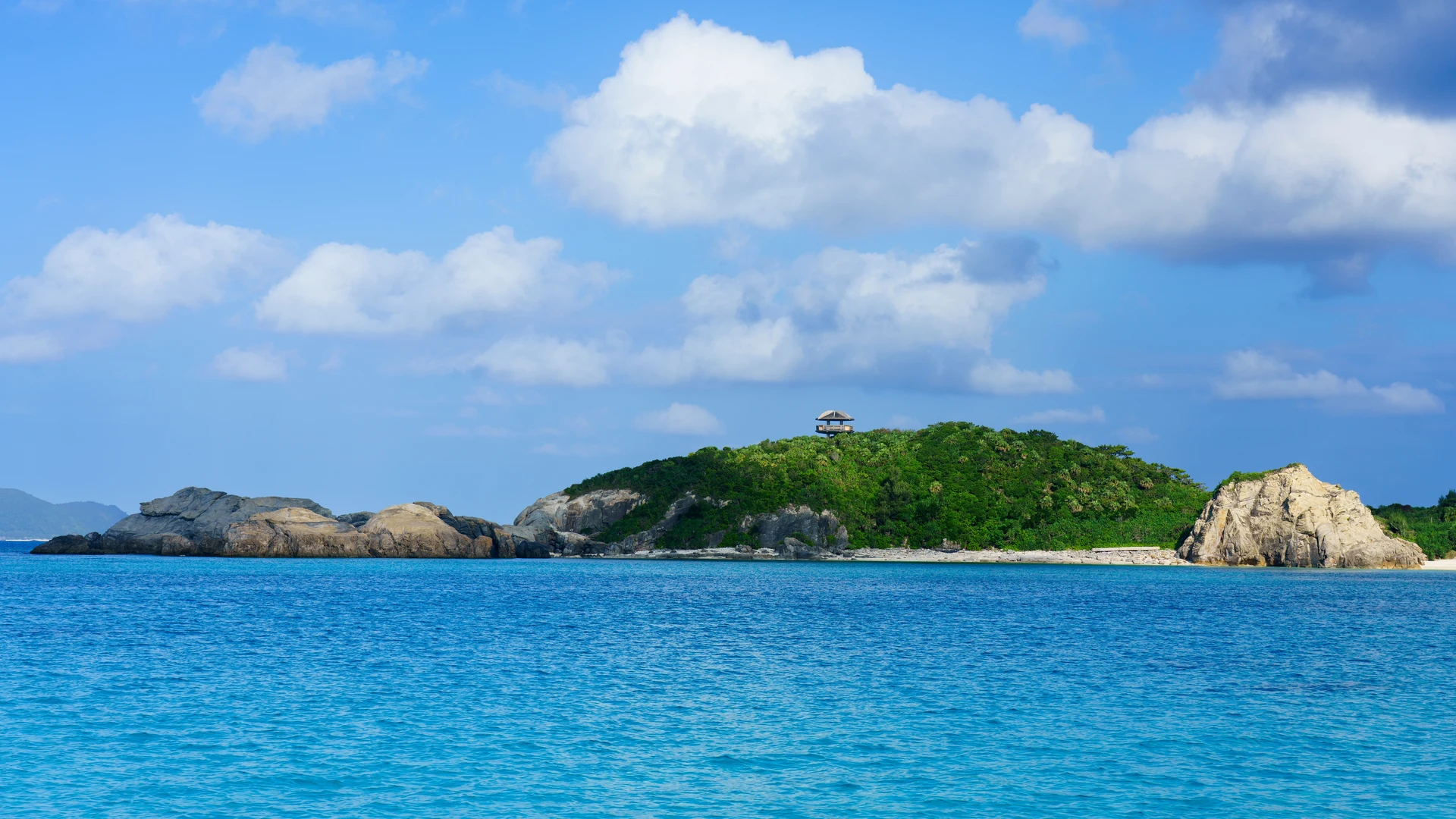 Kerama Islands cove and reef, Okinawa