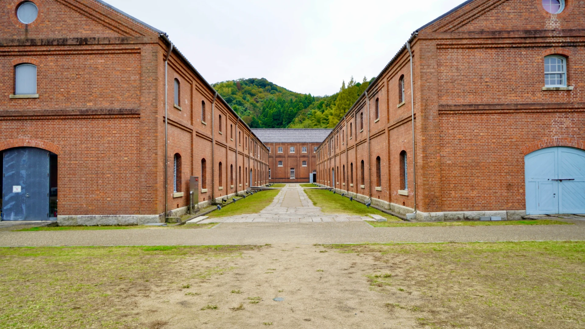 Red-brick former naval warehouses, Maizuru